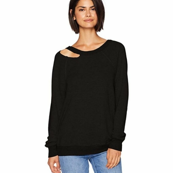 n:PHILANTHROPY Tops - N:Philanthropy Nic Black Sweatshirt